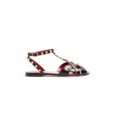 VALENTINO STUDDY KIDSKIN SANDAL 8W2S0NN3JYW_0NO